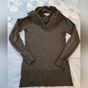 Philosophy Charcoal Cowl Neck Sweater Medium